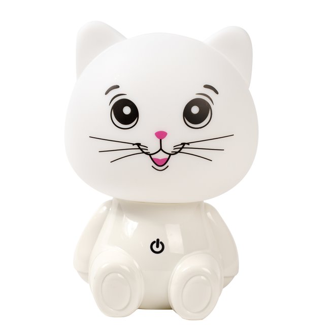 Ночник Cat с USB, H17x11.5x11cm, 3.6W, 7400K, 320lm