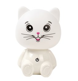 Ночник Cat с USB, H17x11.5x11cm, 3.6W, 7400K, 320lm