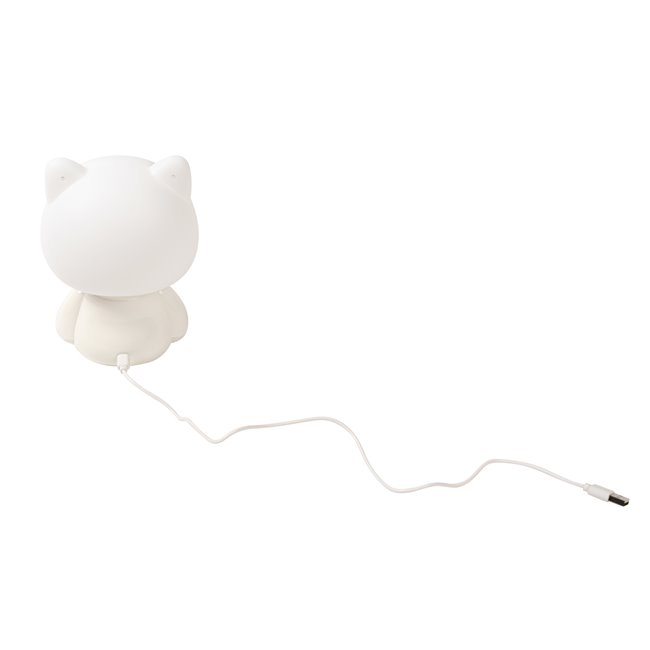 Ночник Cat с USB, H17x11.5x11cm, 3.6W, 7400K, 320lm