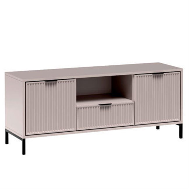 TV table Halink, old pink, metal/chipboard, 135x40.6cm, H56cm 