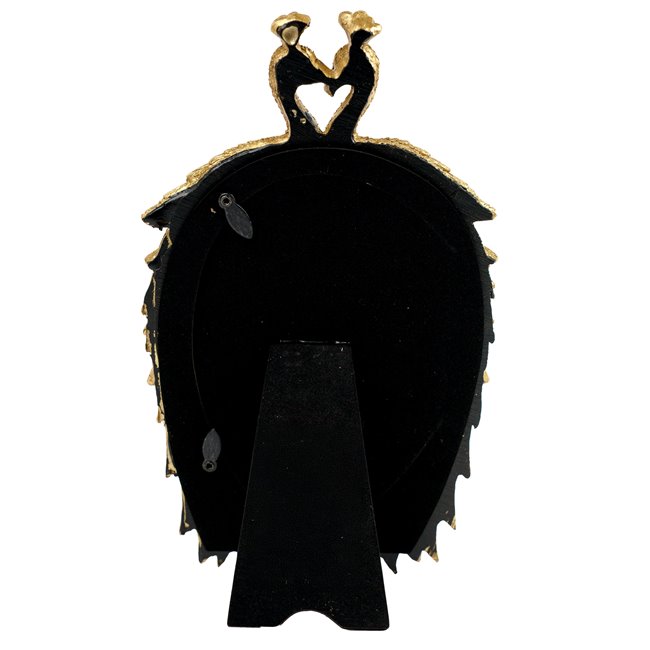 Photo frame Peacocks, gold color, 10x15cm