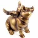 Kопилка Pig Angel, бронзового цвета, H19.8x15.8x24cm