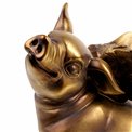 Kопилка Pig Angel, бронзового цвета, H19.8x15.8x24cm