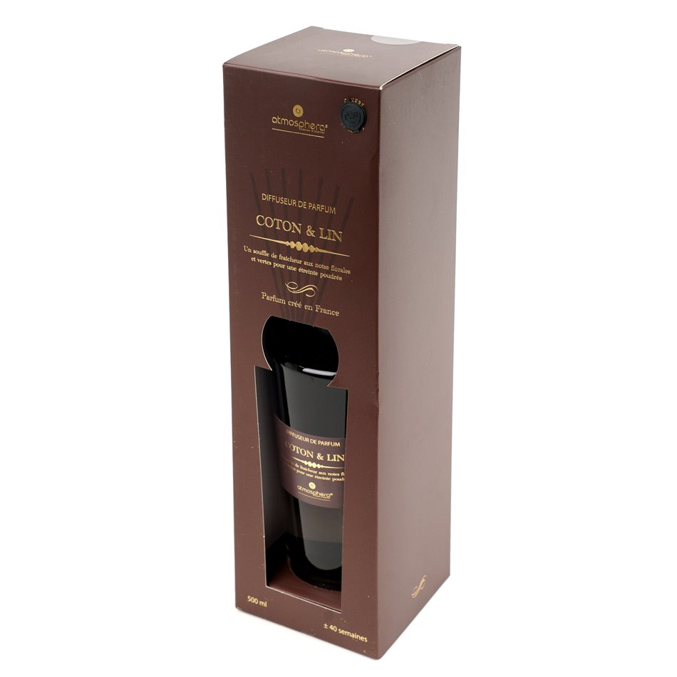 Диффузор Alma Cotton, 500ml, H28cm, D10cm