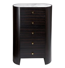 Комод Romanna TB, 12mm спеченный камень/дубовый шпон,H127x90x45cm