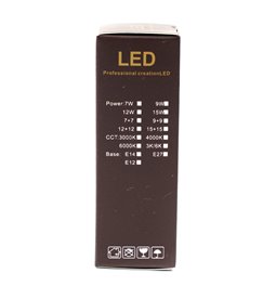 Spuldze LED silti balta, E14 9W, 1166lm, 3000K, H8x3x3cm