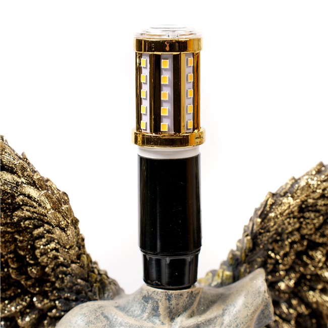 LED Bulb warm white, E14 9W, 1166lm, 3000K, H8x3x3cm