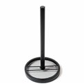 Kitchen towel holder MAYAJ, black, metal, H33cm, D16cm