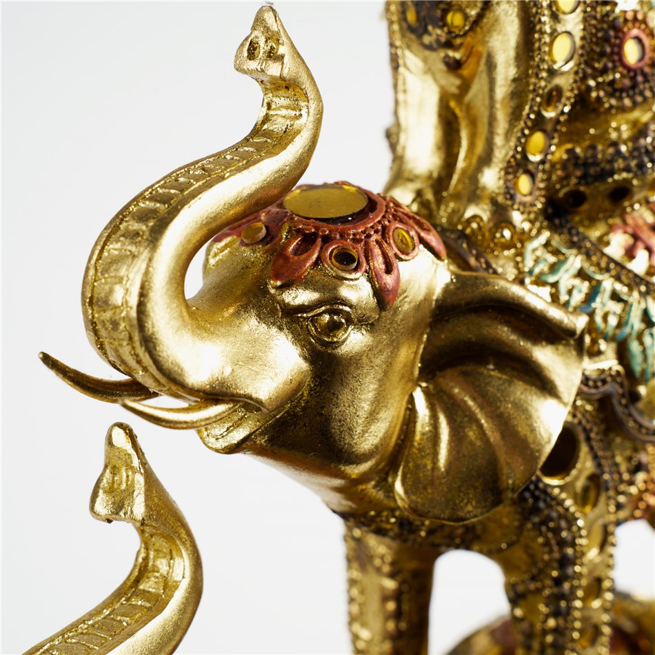 Декоративная фигурка Mandara pyramidal walking elephant,H49x35x13cm