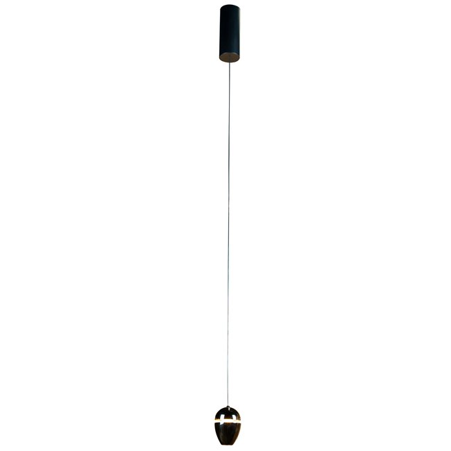Pendant lamp Ibiza Pearl Black, 85-265V, Bridgelux, black, H30-200cm, D7cm, LED 7W, 3000K