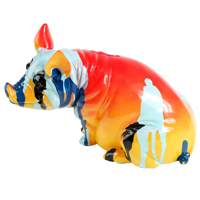 Kопилка Sitting Pig, H12.5x17x11cm