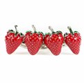 Кольца для салфеток Strawberry, комплект из 4 шт., H3.3x3.9x3.5cm