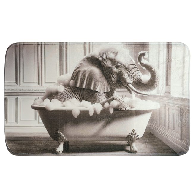 Bath mat Elephant, 45x75cm