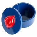 Шкатулка для украшений Lips, синий/красный, H10cm, D13cm