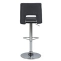 Bar stool Asylva, d.grey, H115x41.5x52cm, seat height 62-83cm