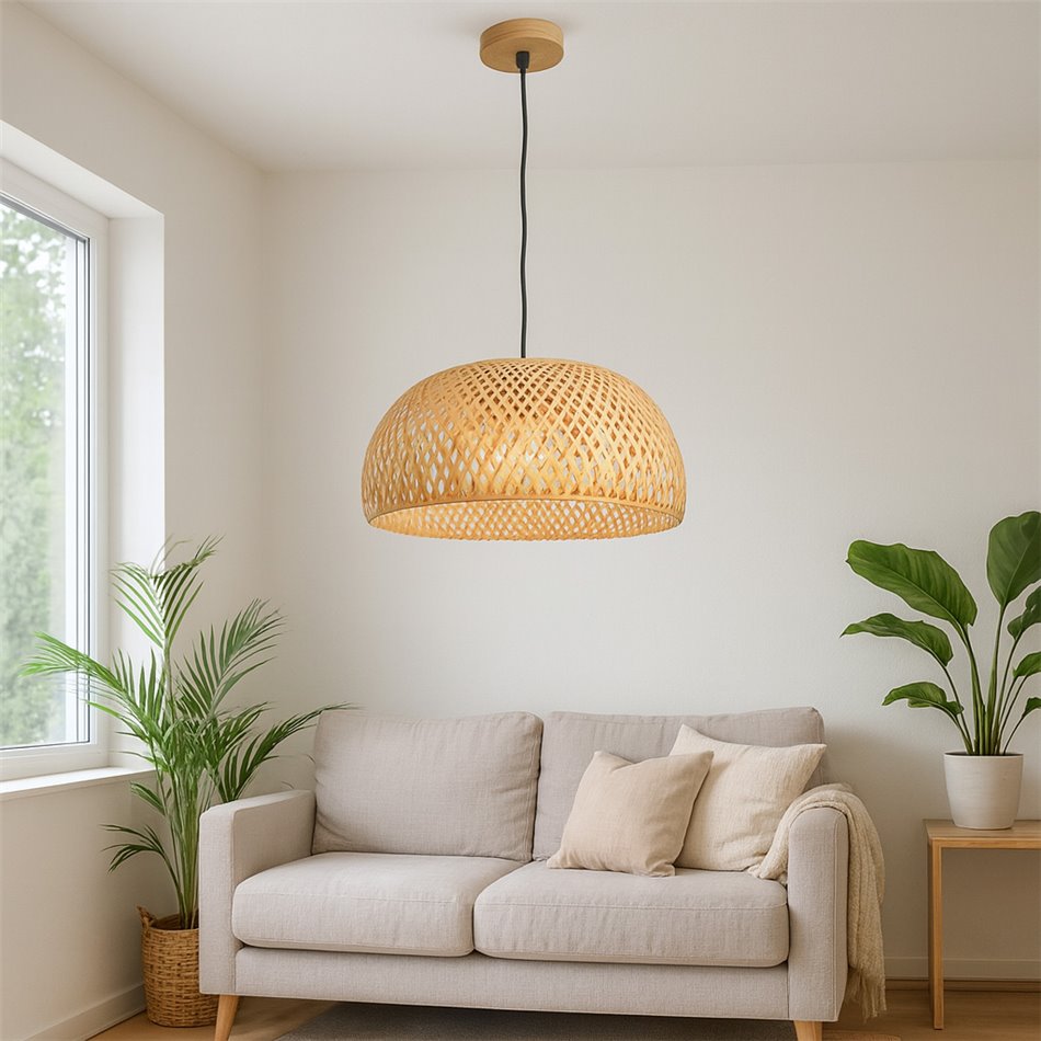 Pendant lamp Monda 1B, D45cm, H30-130cm, E27x1 40W(MAX)