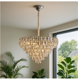 Griestu lampa Seaton 10, H46-100cm D60cm, E14x10 40W(MAX)