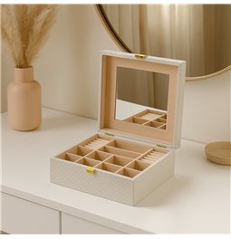 Шкатулка для украшений Calvello, серый, 28x26x10.5cm