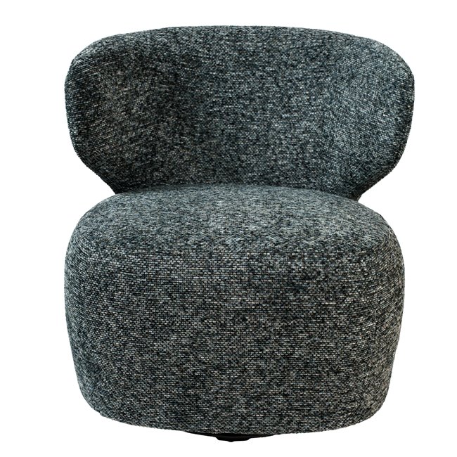 Armchair Daras, swivel, colorful 10, H76x76x73cm, seat 43cm