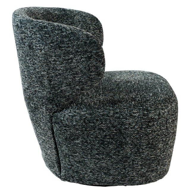 Armchair Daras, swivel, colorful 10, H76x76x73cm, seat 43cm