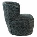 Armchair Daras, swivel, colorful 10, H76x76x73cm, seat 43cm