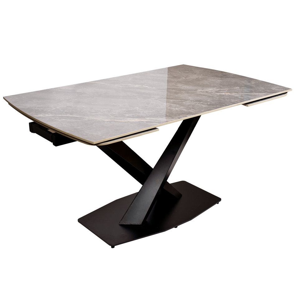 Extendable dining table Vogue, 12mm ceramic top, 140-210x90cm H76cm