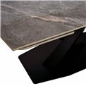 Extendable dining table Vogue, 12mm ceramic top, 140-210x90cm H76cm