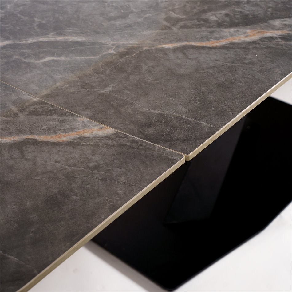 Extendable dining table Vogue, 12mm ceramic top, 140-210x90cm H76cm