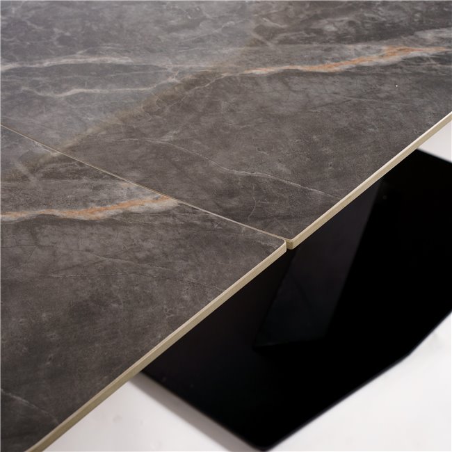 Extendable dining table Vogue, 12mm ceramic top, 140-210x90cm H76cm