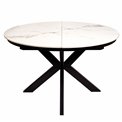 Extendable dining table Beltimoro,12mm ceramic top, 120-160x80cm H77cm