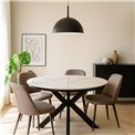 Extendable dining table Beltimoro,12mm ceramic top, 120-160x80cm H77cm