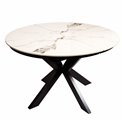 Extendable dining table Beltimoro,12mm ceramic top, 120-160x80cm H77cm