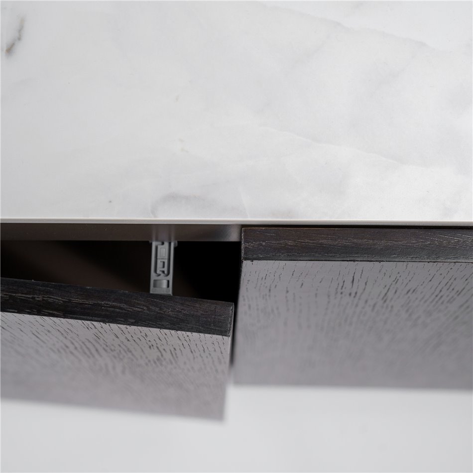 Буфет Romanna SB, 12 mm спеченный камень/MDF/дубовый шпон, H80x180x42cm