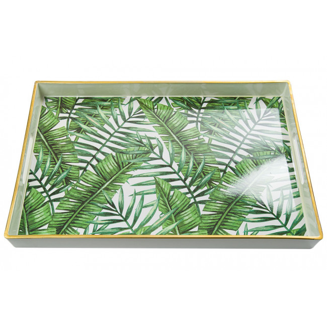 Tray Green S, 40x26x3.6cm
