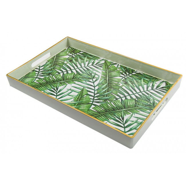Tray Green S, 40x26x3.6cm