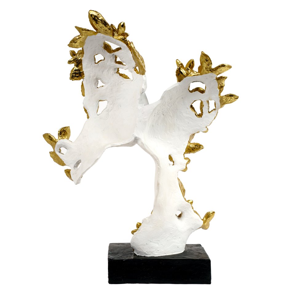 Deco figurine Couple Kiss, H41.5x31x11cm