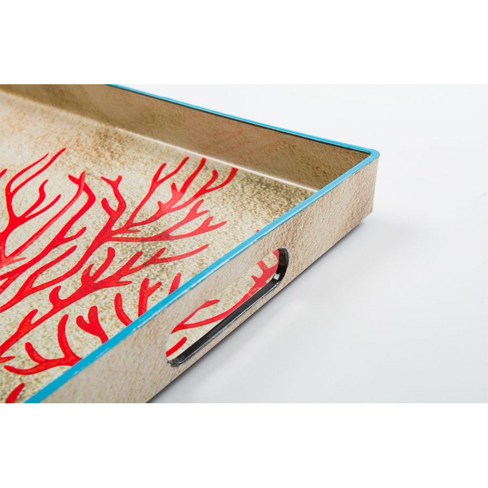 Tray Coral S, 40x26x3.6cm