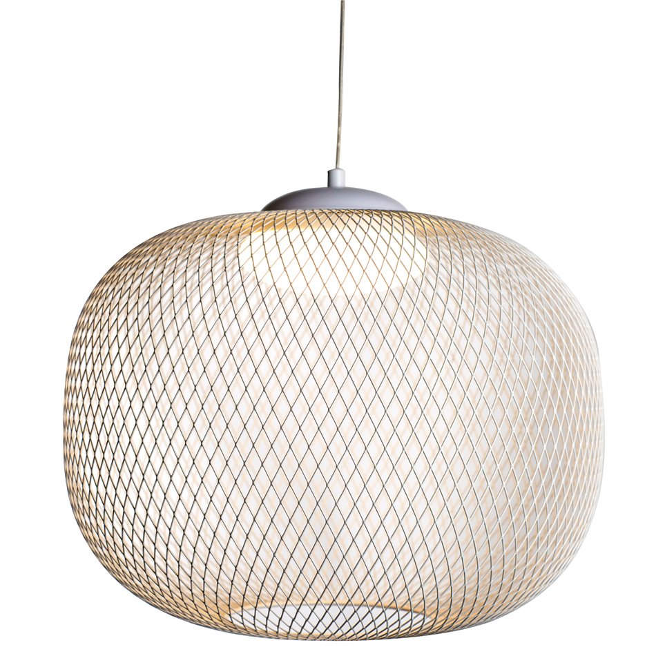 Pendant lamp  Mariolla A, white, LEDx8W, 3000K, H40-130cm, D35cm