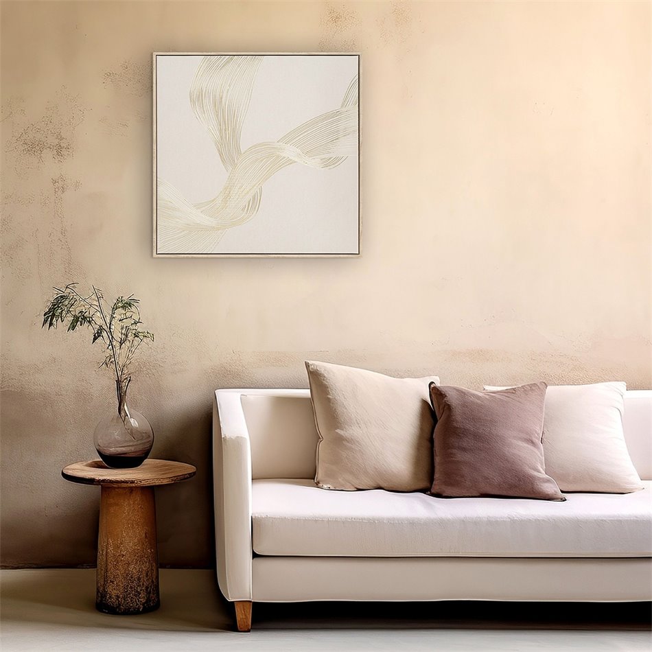 Canva Golden Swir I, 60x60cm