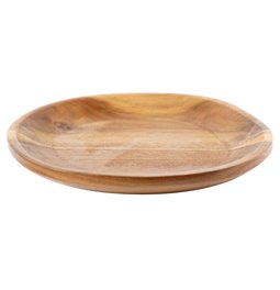 Acacia wood plate Frinton, H2.6x21.5x20.3cm