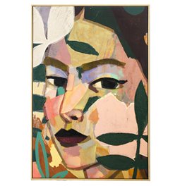 Canva Face, multi, 120x80x4.2cm