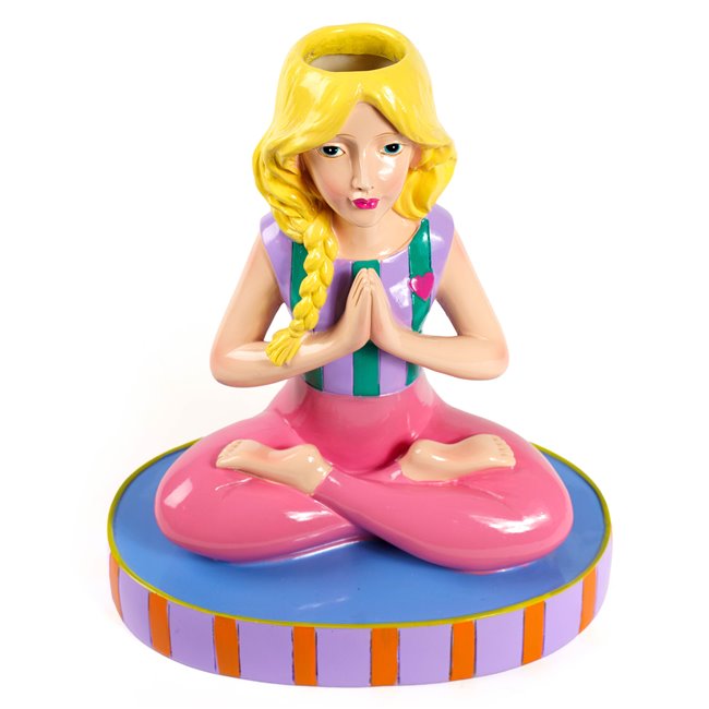 Ваза Yoga Lady L, multi, H25x21.5x13cm