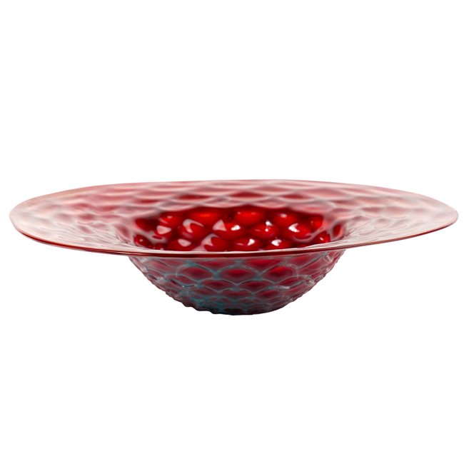 Decorative tray Deli Blue, H8cm, D40cm