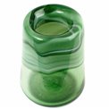Vase Doria M, glass, green, H27cm, D19.5cm