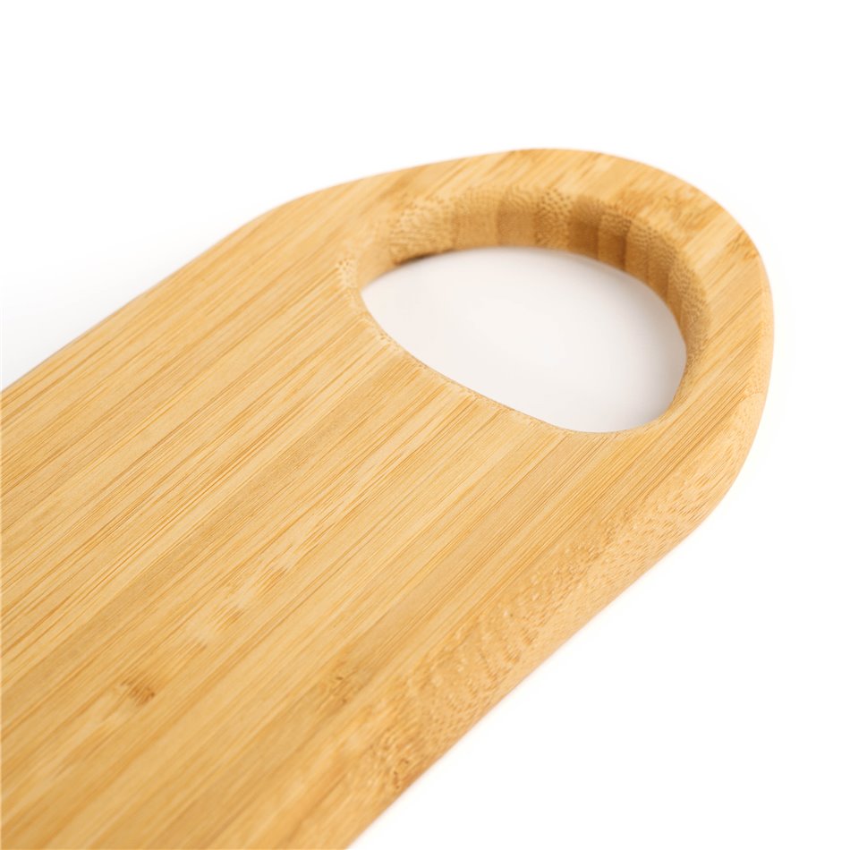 Bamboo cutting board ORGANIC FOOD, 48x14cm H1.5cm