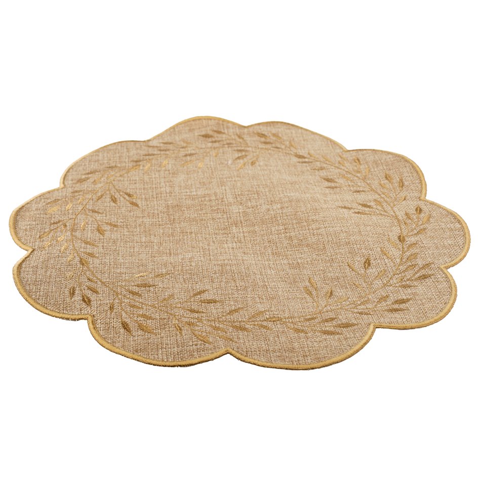 Салфетка под приборы Paderno 2, коричневый, D38cm