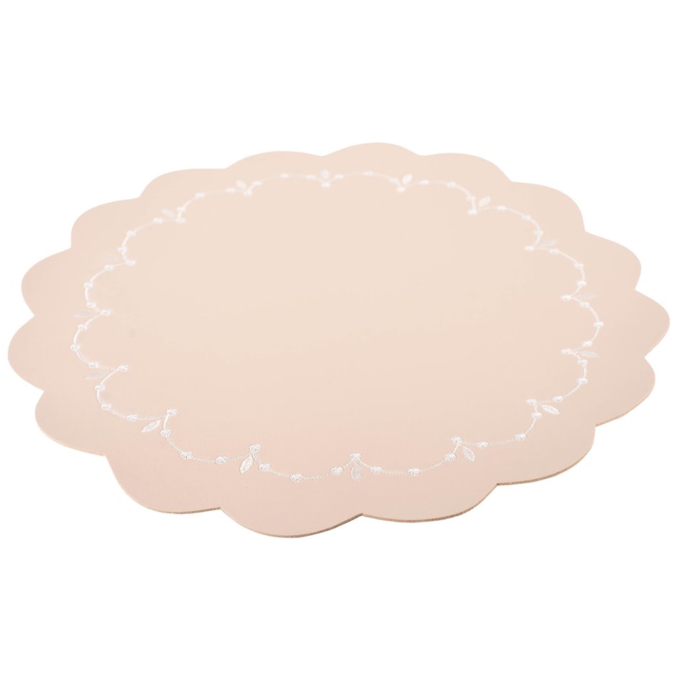 Placemat Paimio, light pink, D38cm