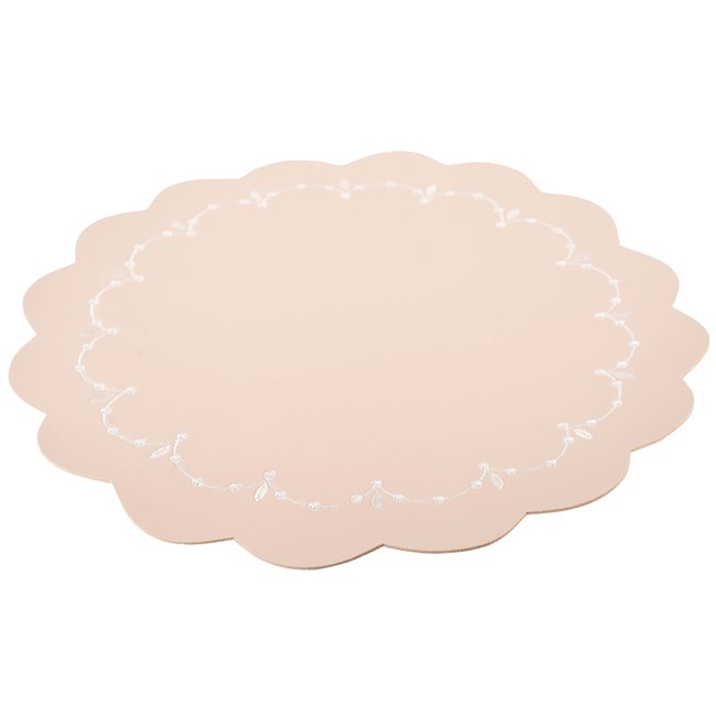 Placemat Paimio, light pink, D38cm