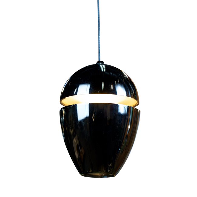 Pendant lamp Ibiza Pearl Black, 85-265V, Bridgelux, black, H30-200cm, D7cm, LED 7W, 3000K