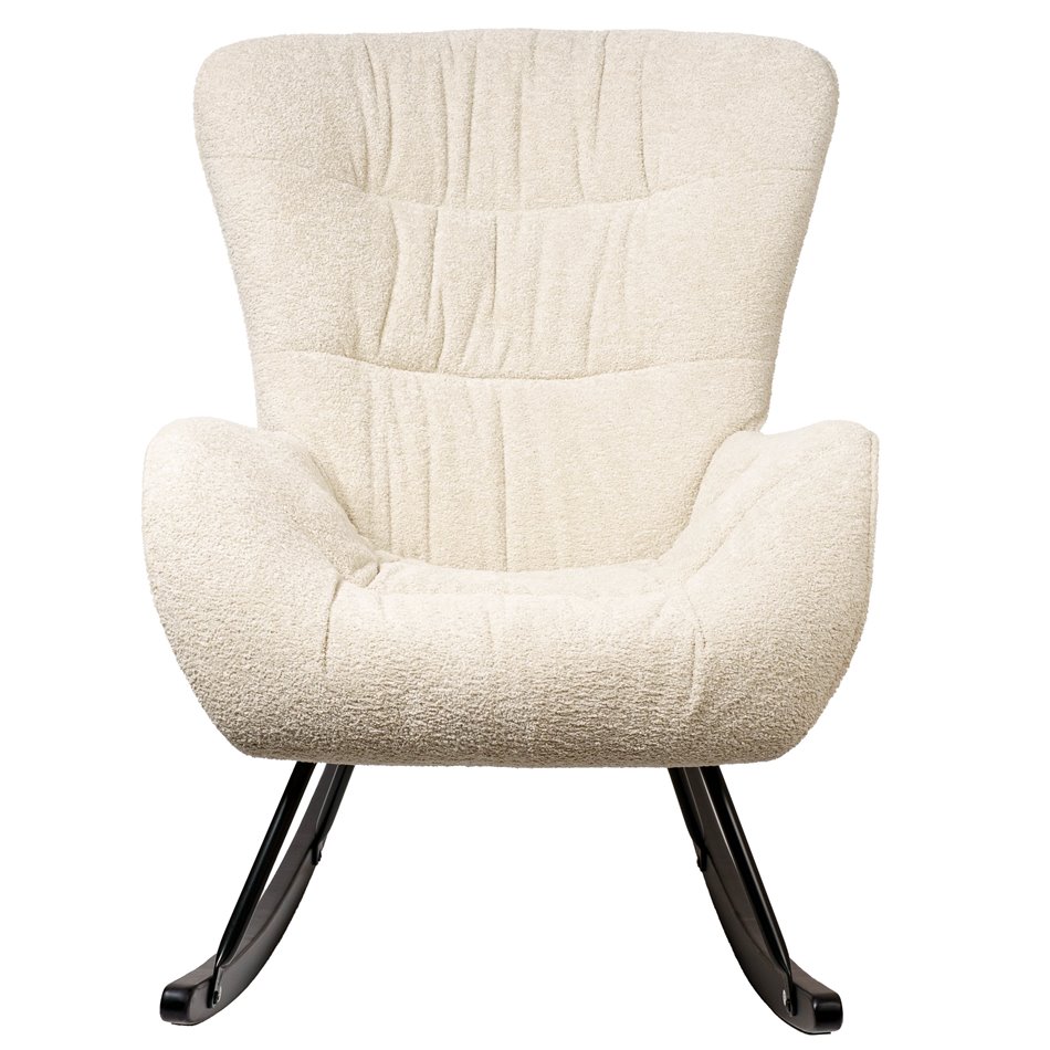 Кресло-качалка Amadeus YFM045-6-K, бежевый, H97x76x103cm, высота сиденья 42cm